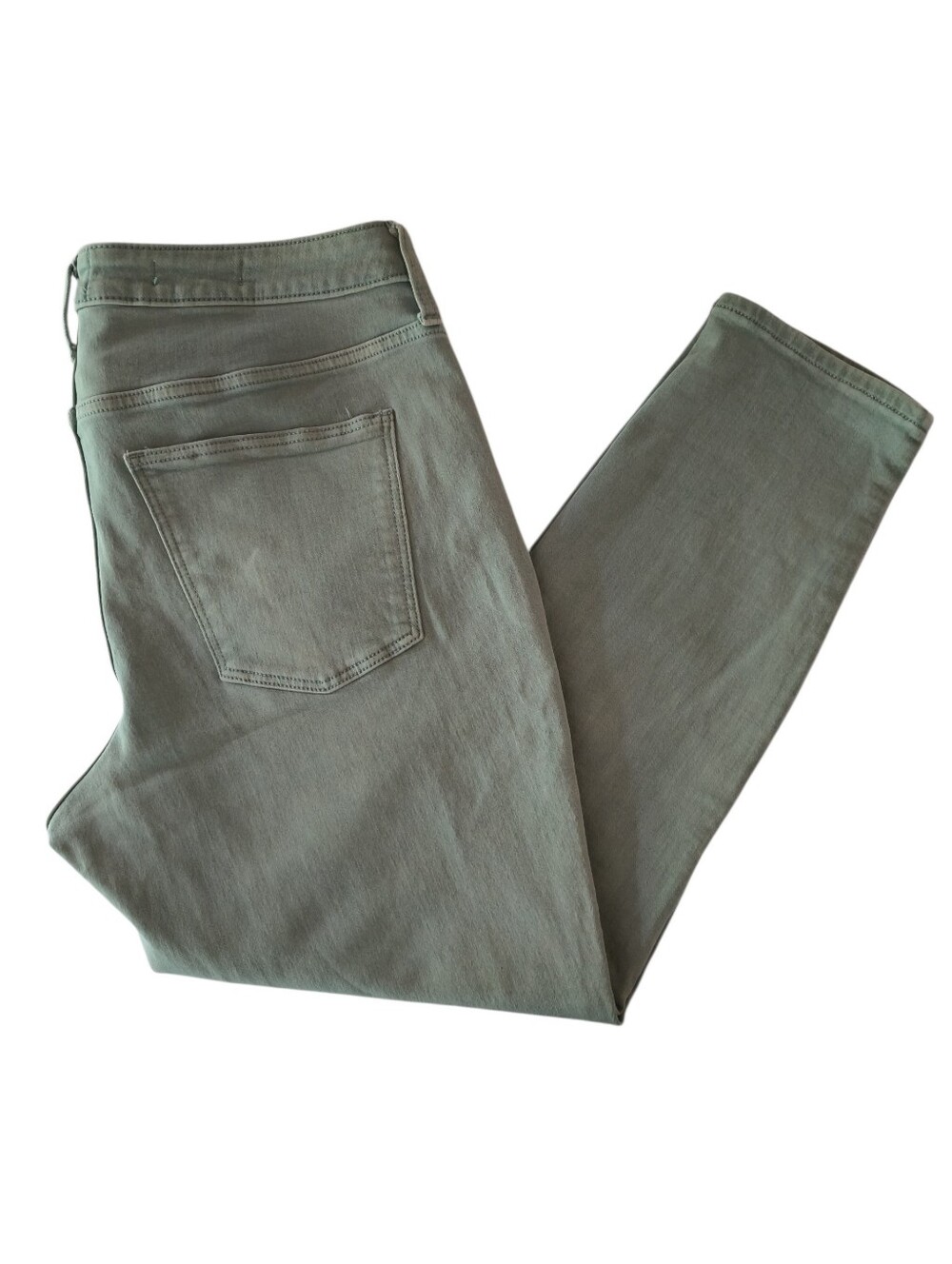 Universal Thread Sea Glass Green Mid Rise Skinny Jeans Size 12 Short